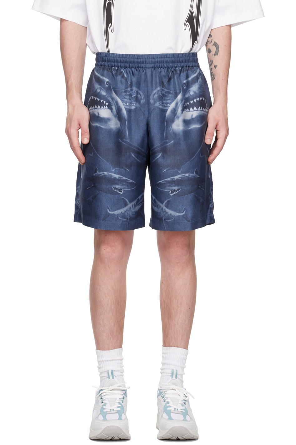 Burberry - Blue Shark Shorts