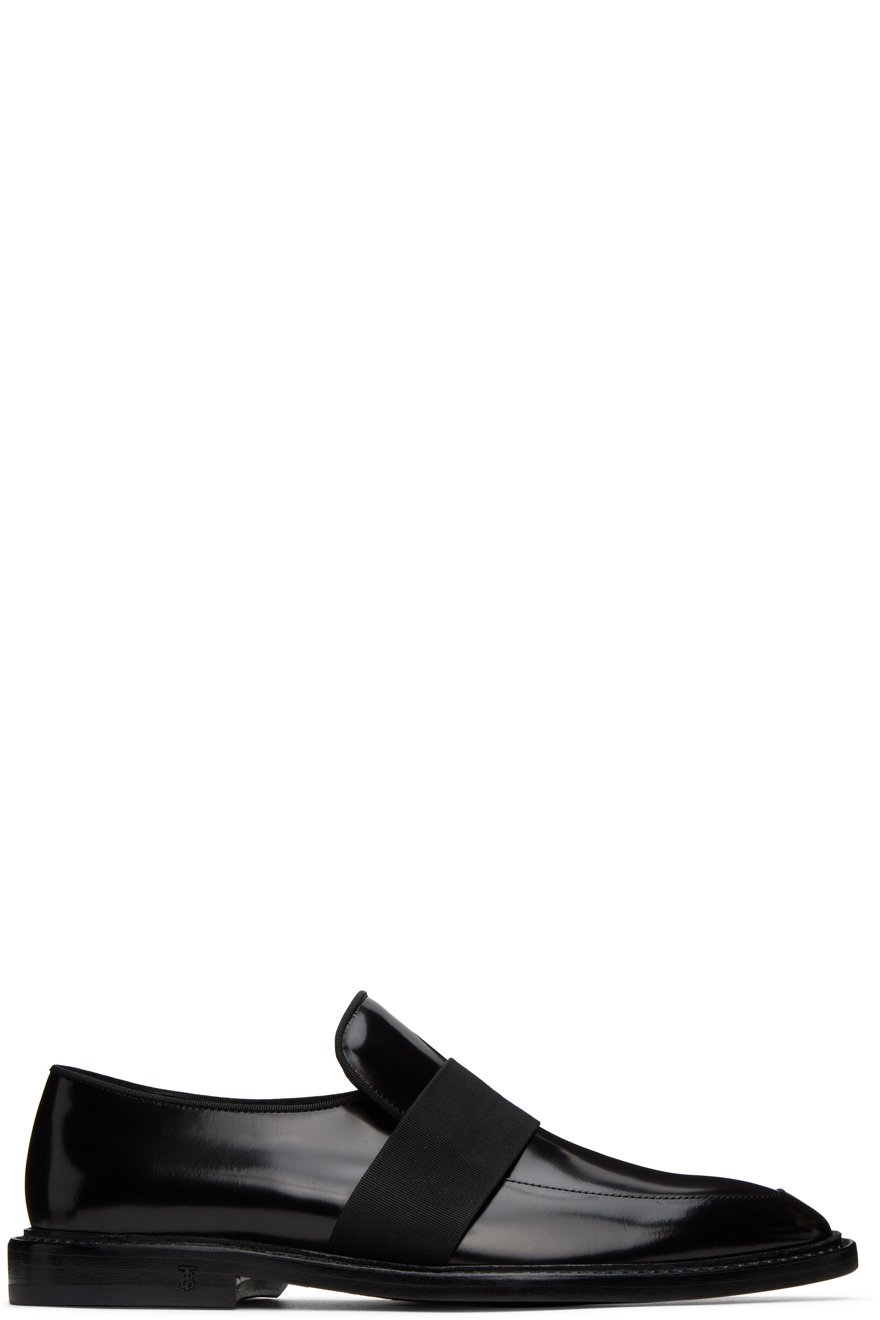 Burberry - Black Ribbon Detail Loafers