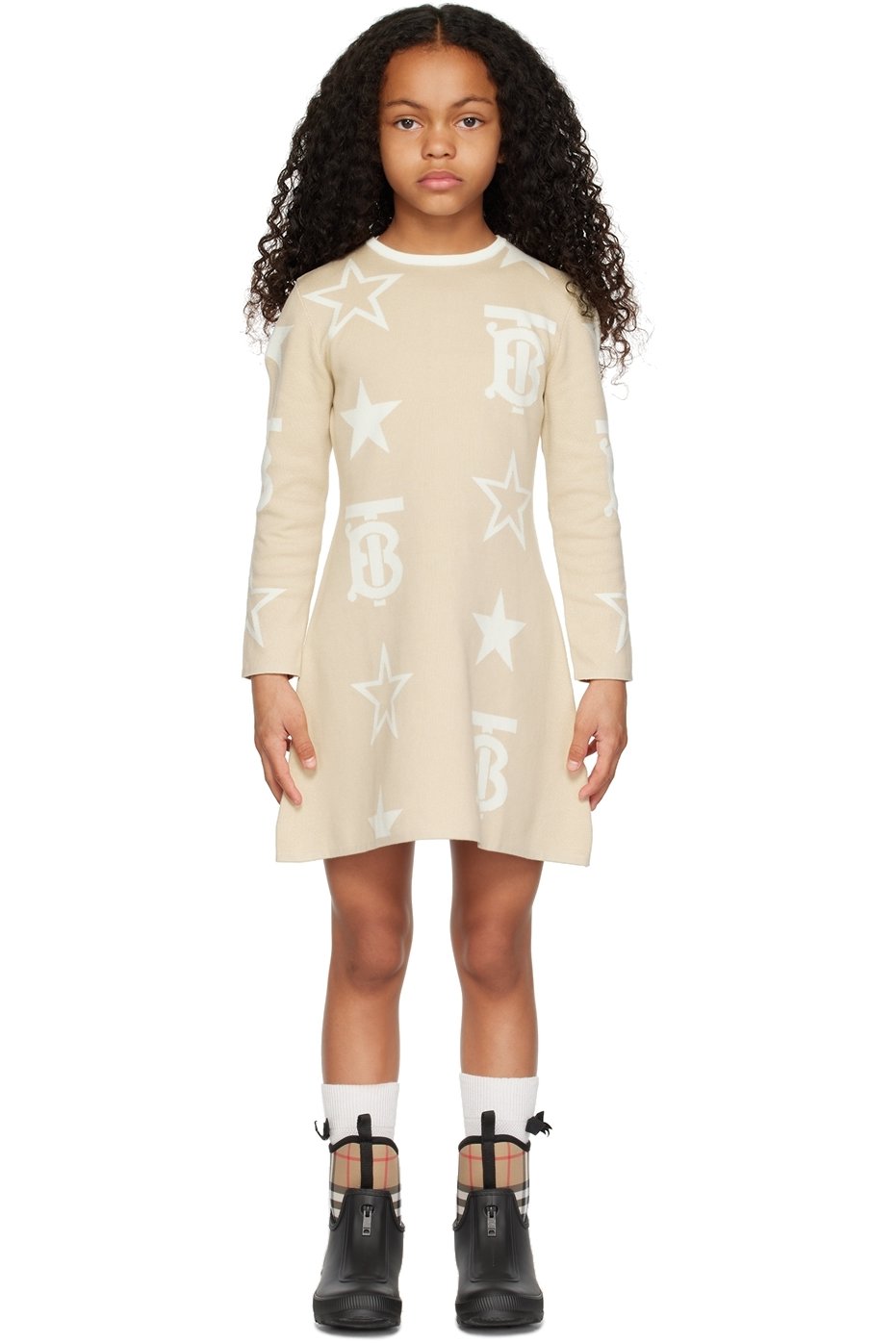Burberry - Kids Beige TB Star Dress