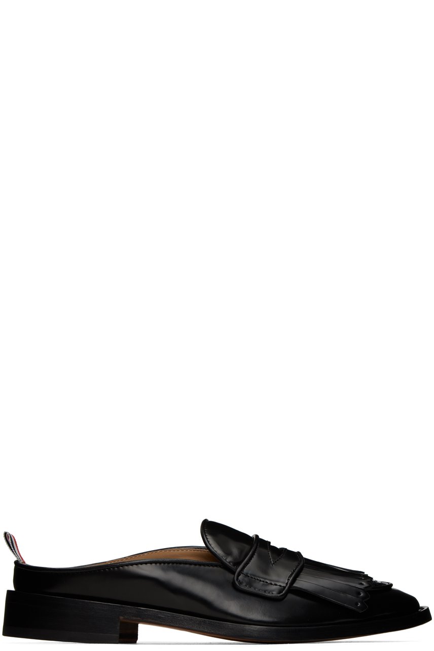 Thom Browne - Black Kilt Loafers