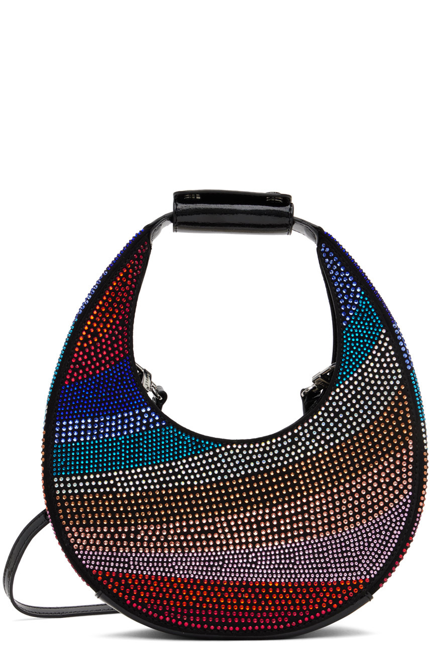 Staud - Black Mini Moon Crystal Bag
