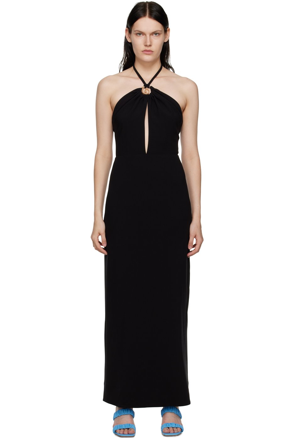 Staud - Robe midi Abigail noire