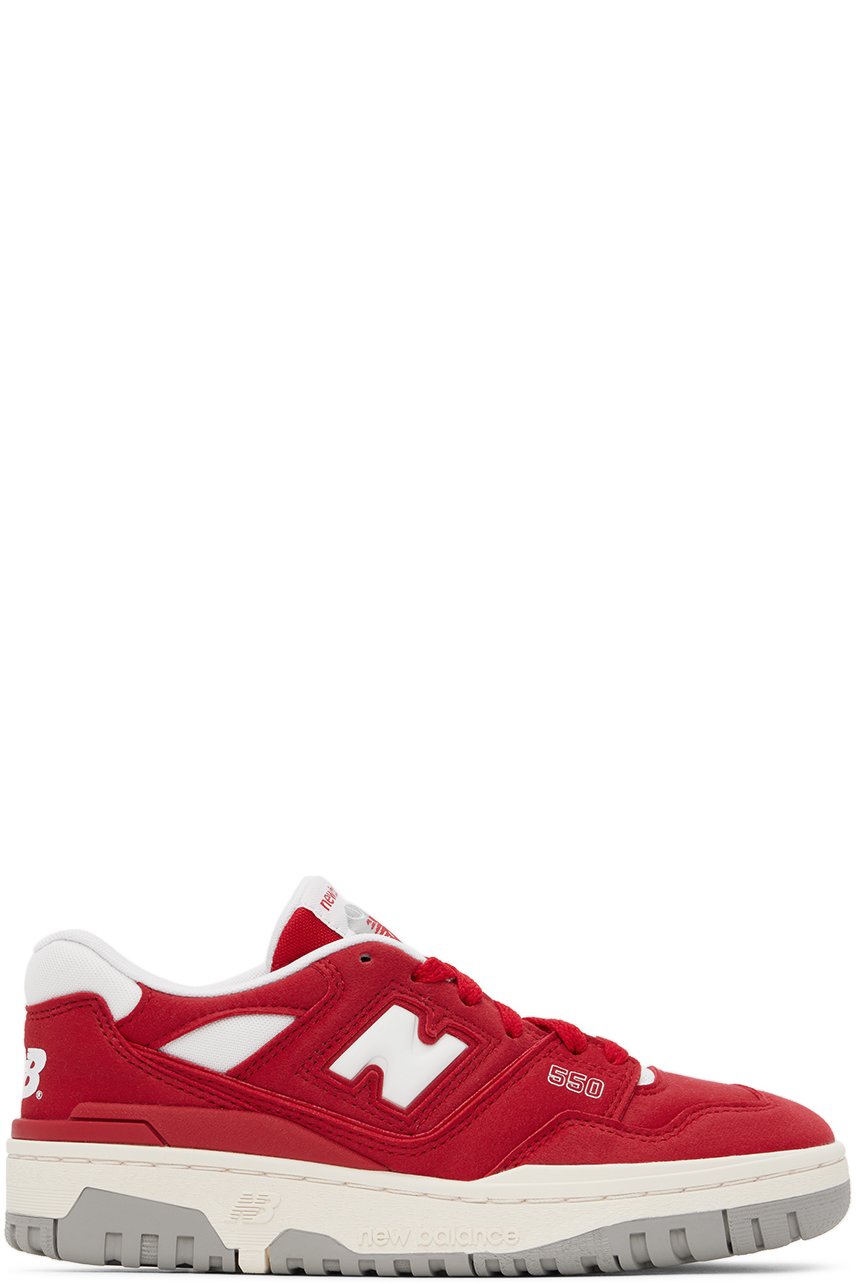 New Balance - Kids Red 550 Sneakers