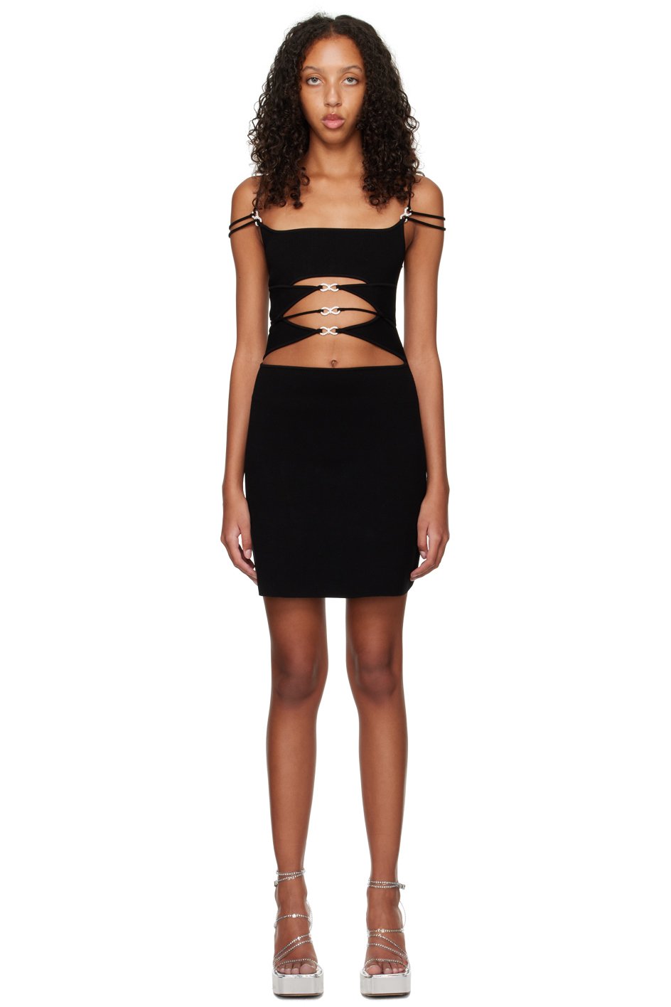 MACH & MACH - Robe courte Matilde noire