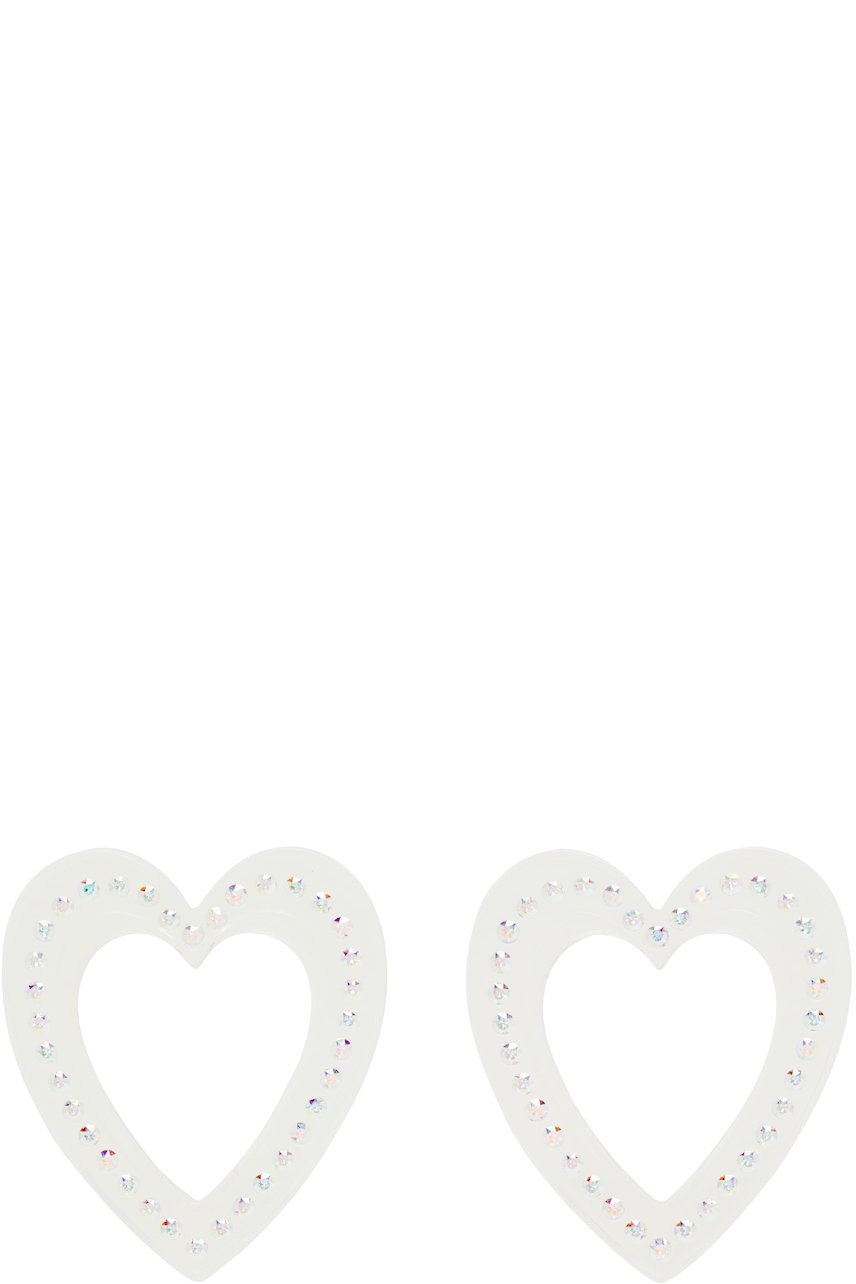 Safsafu - Boucles d'oreilles graphiques transparentes