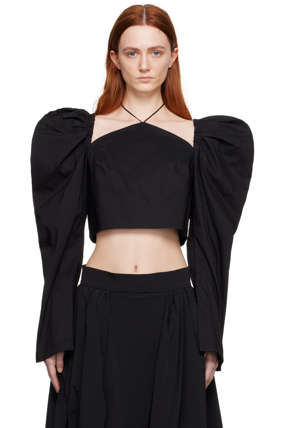 MINJUKIM - Chemisier Butterfly noir