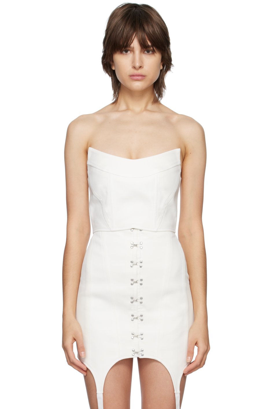Dion Lee - Bustier Convex blanc