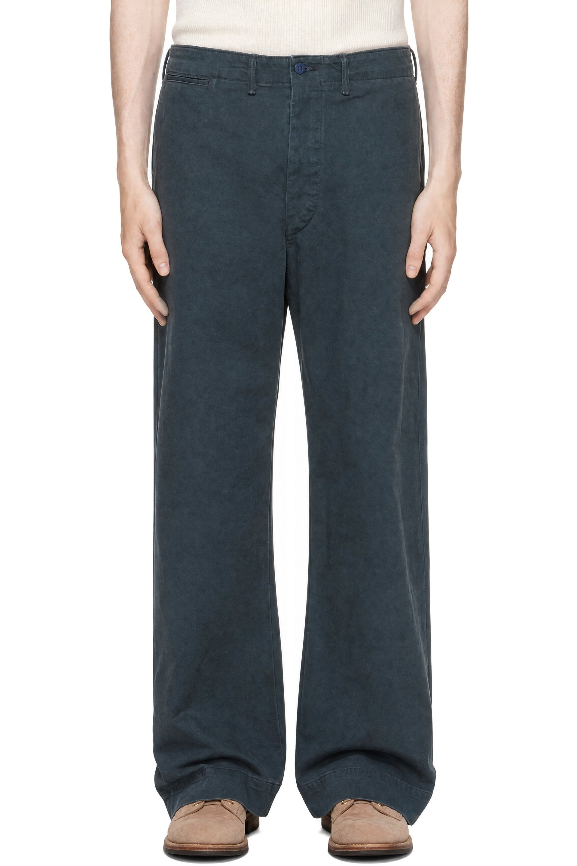 RRL - Pantalon militaire gris