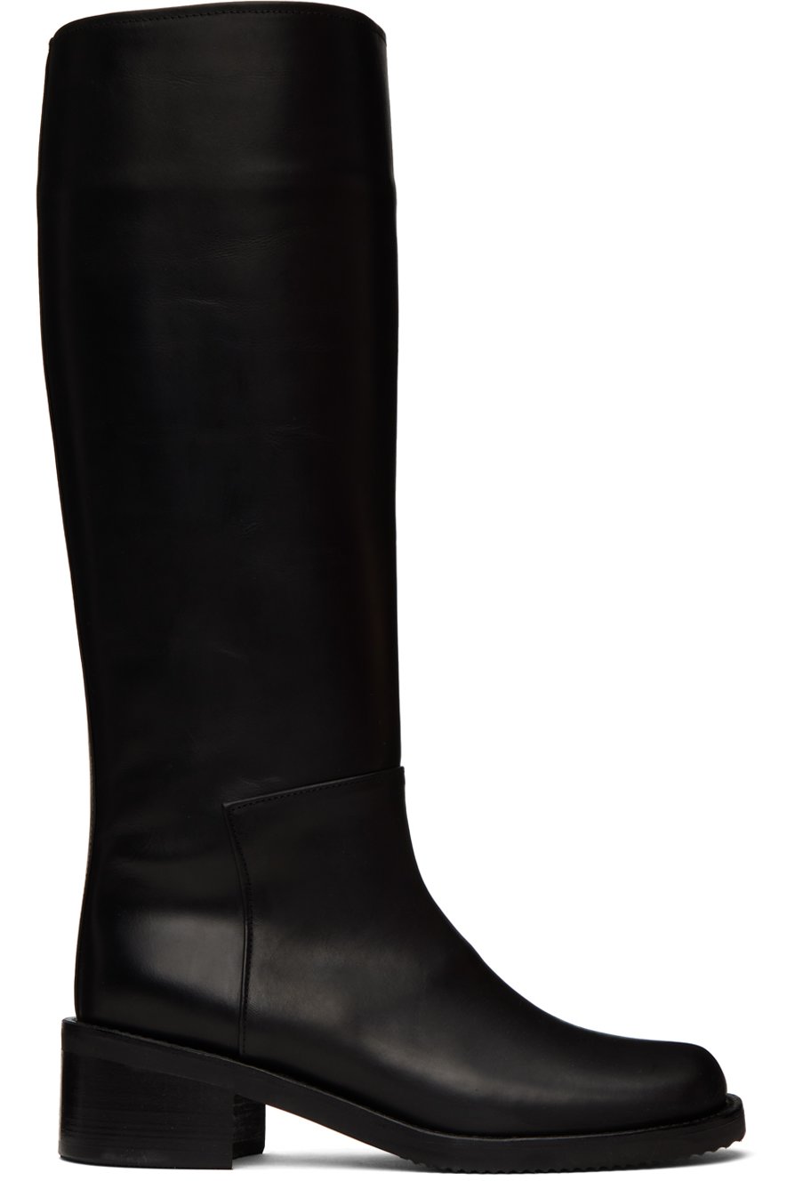 AMOMENTO - Black Long Boots