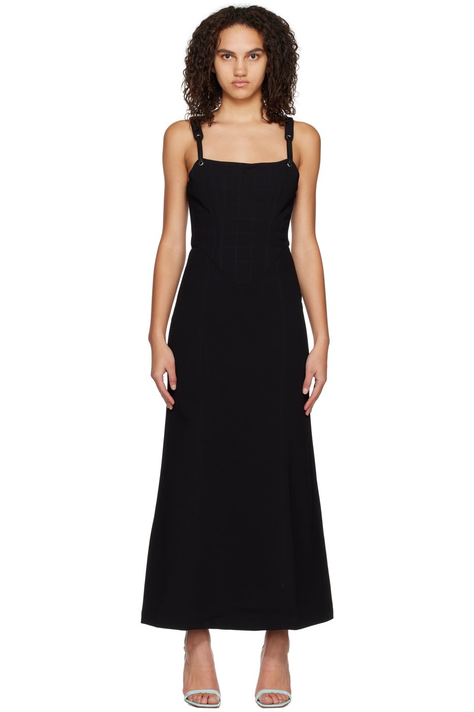 Paris Georgia - Robe midi Lottie noire