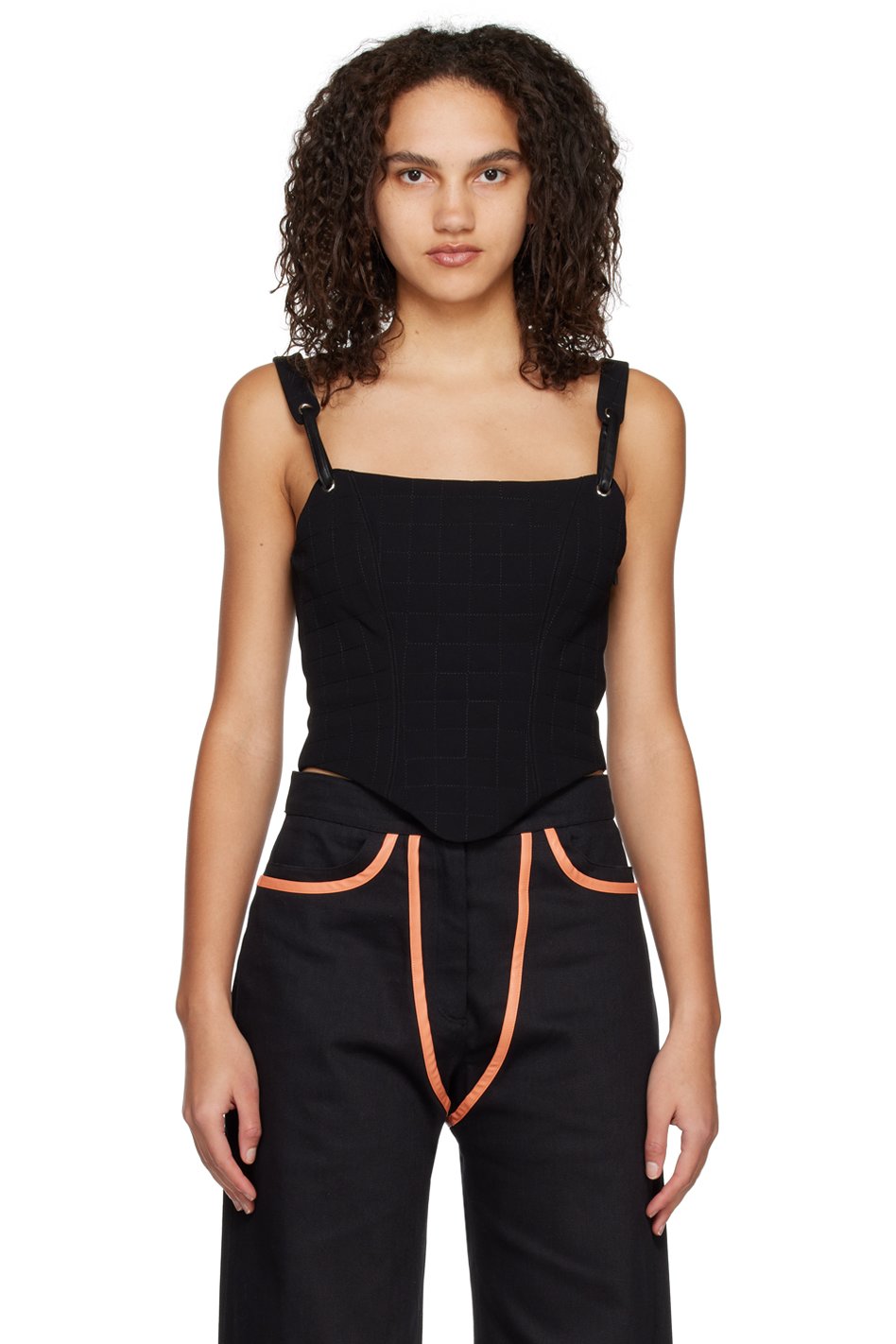 Paris Georgia - Débardeur Lottie noir