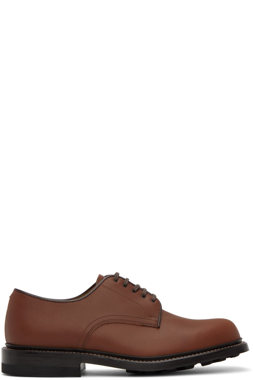 nanamica - Brown Plain Toe Derbys