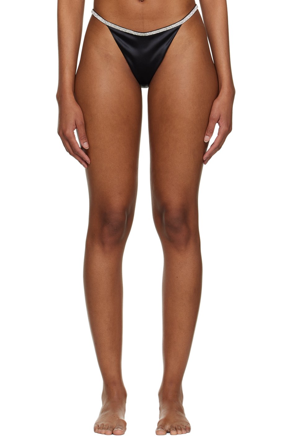 NUÉ - Black Rosie Thong