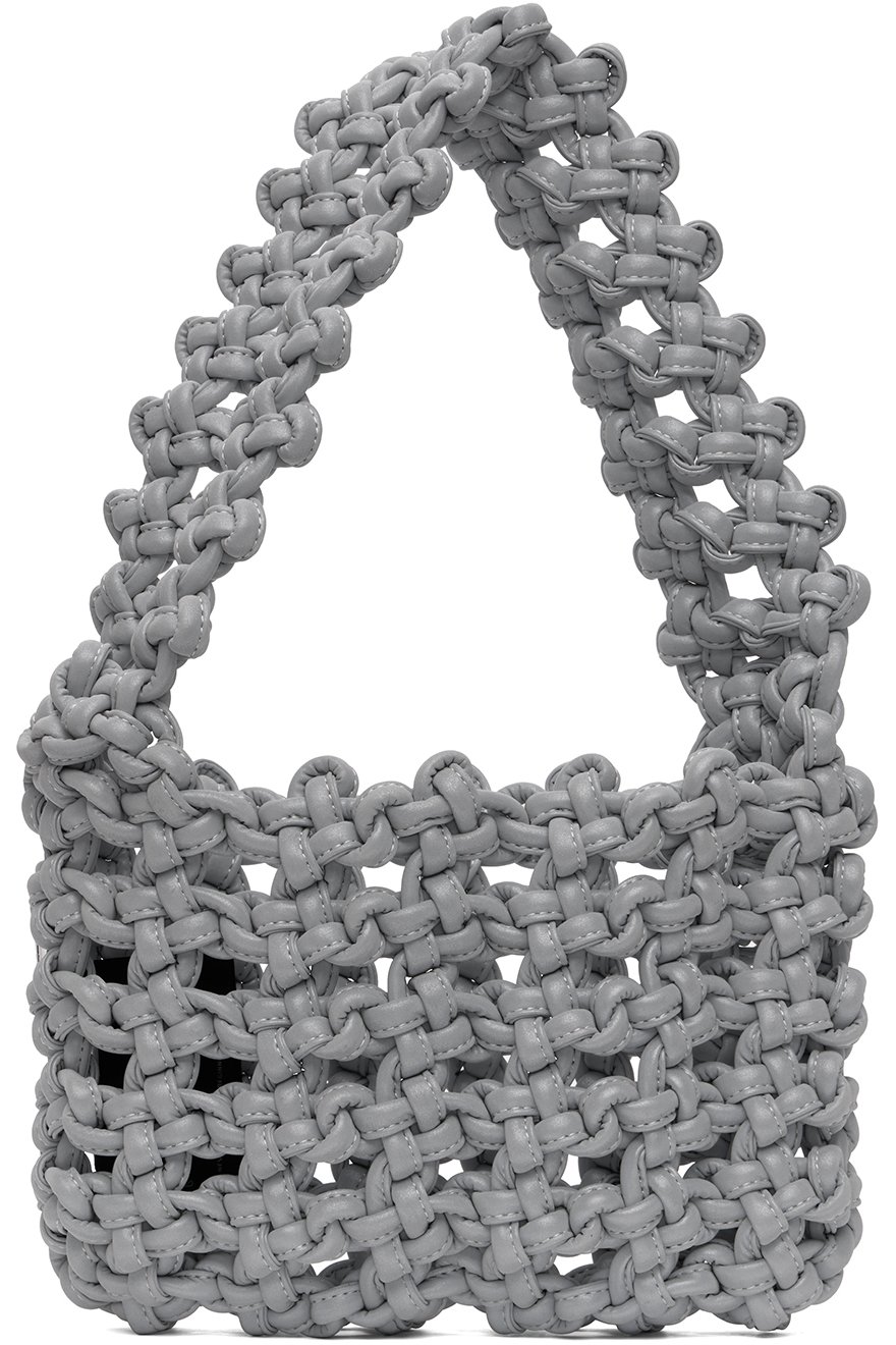 KARA - Sac gris à nœuds