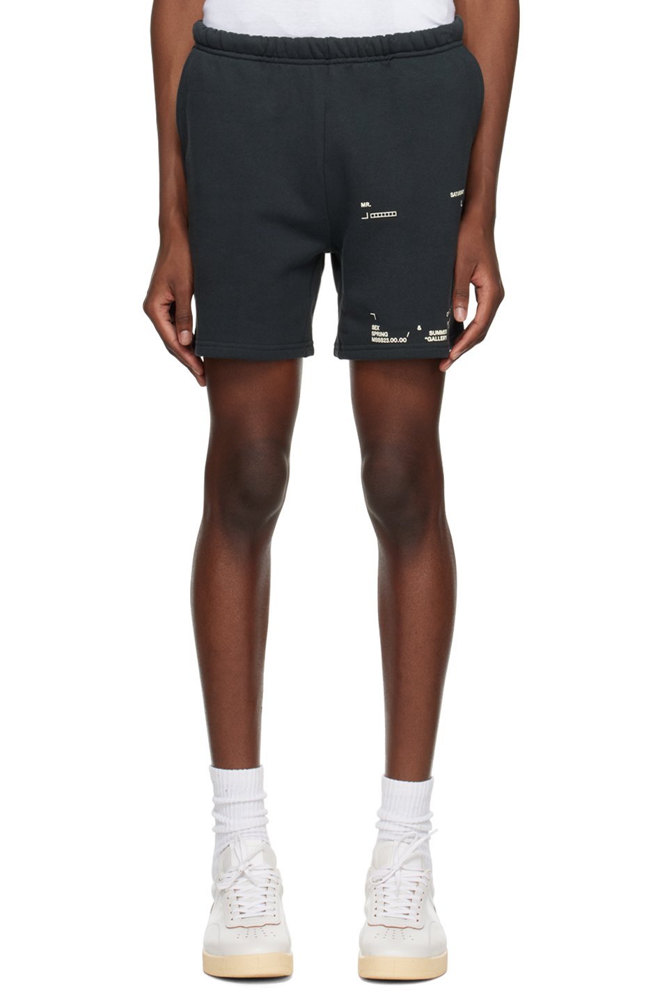 Mr. Saturday - Black Graphic Shorts