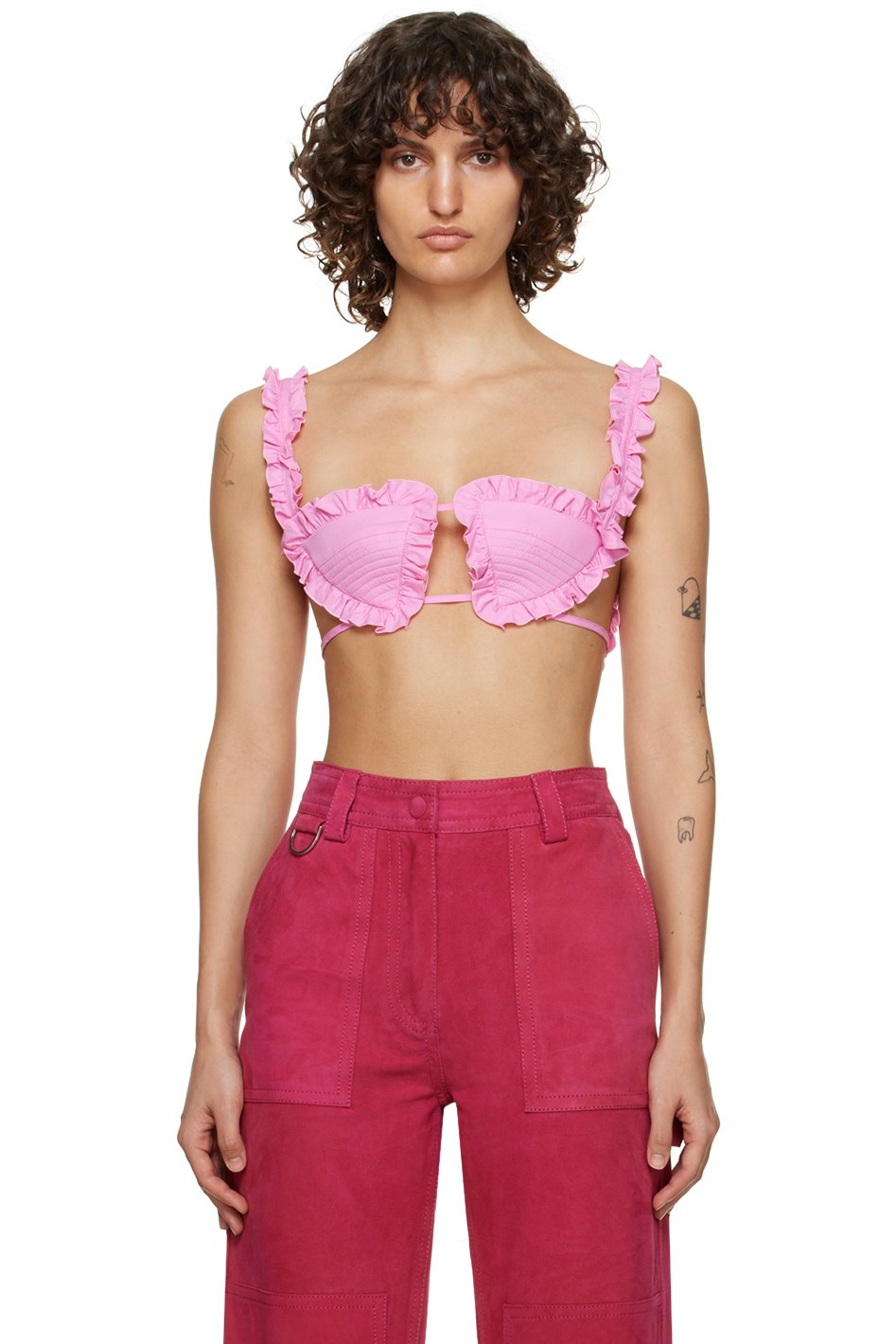 The Attico - Soutien-gorge Glory rose