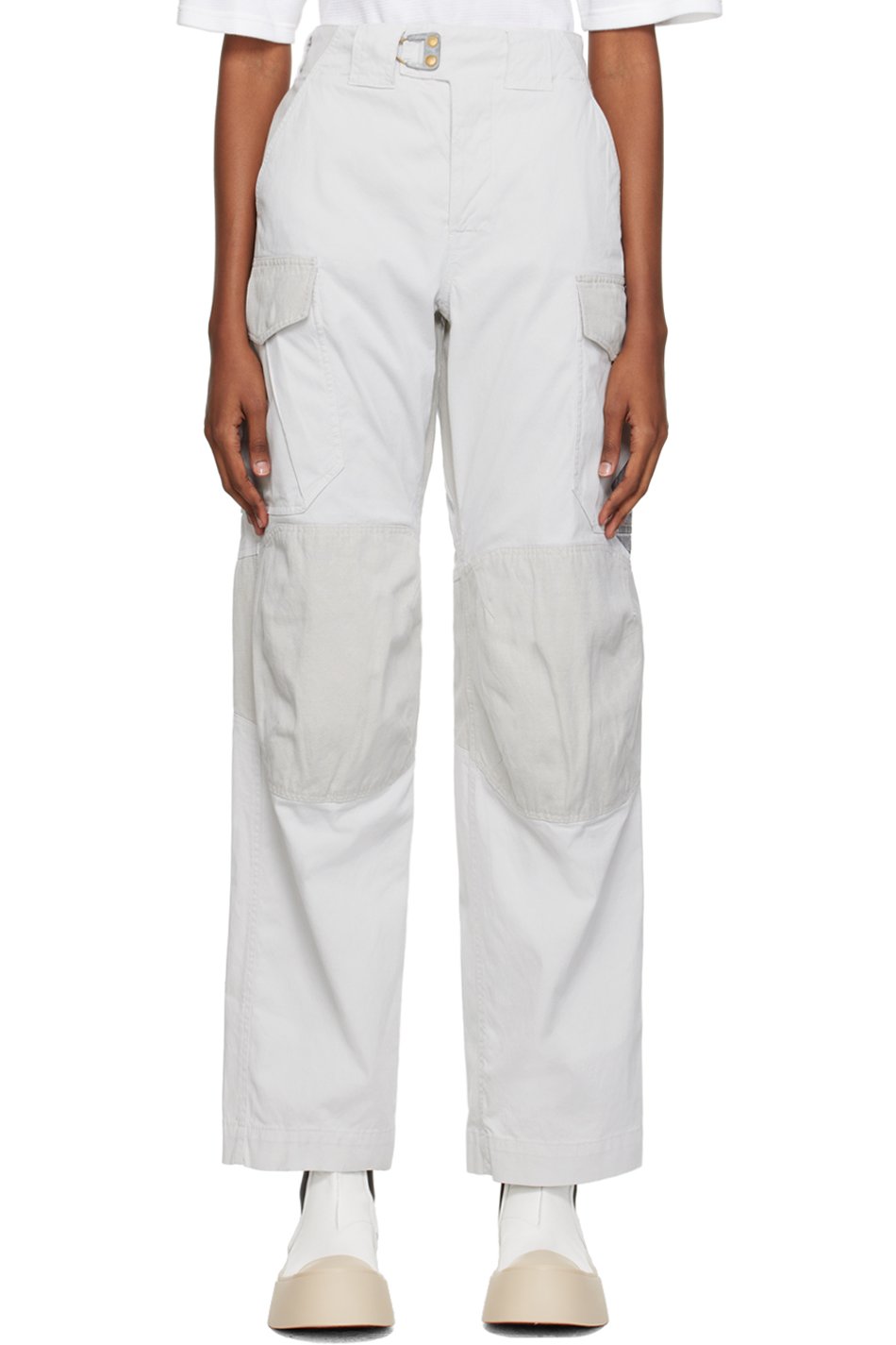 Objects IV Life - Gray Stamped Cargo Pants