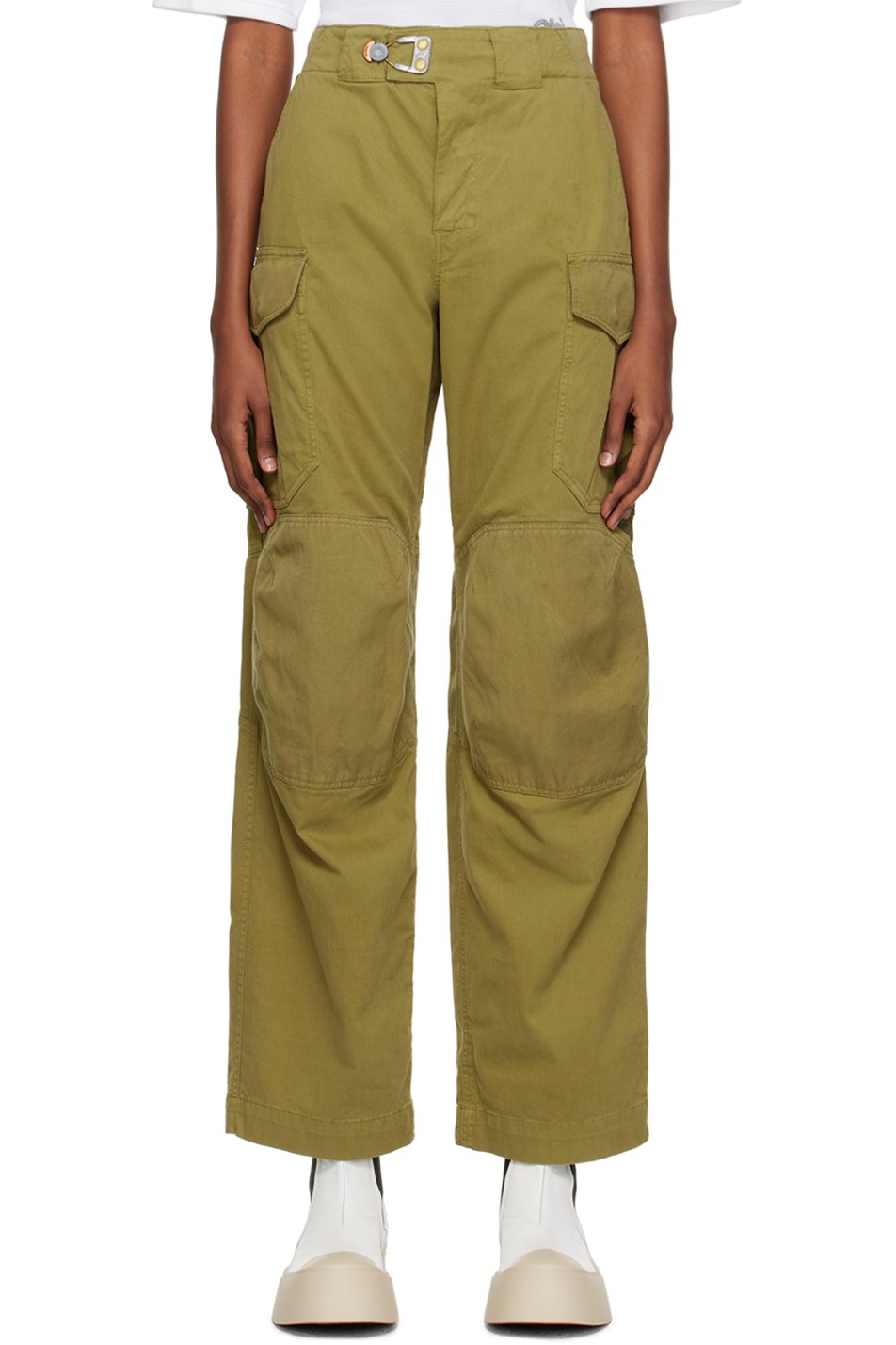 Objects IV Life - Khaki Stamped Cargo Pants