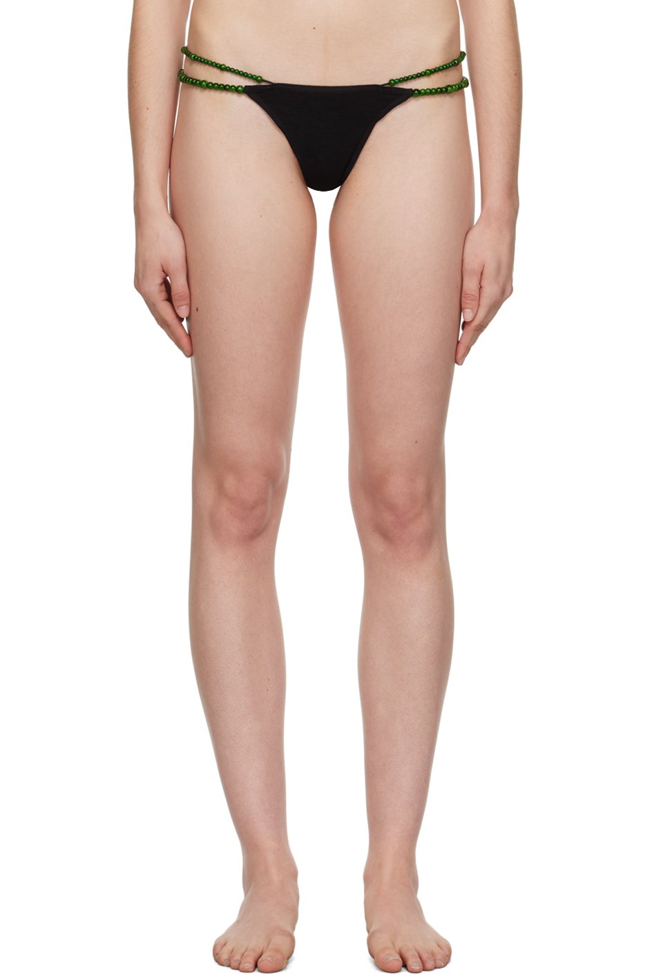 Shawna Wu - String noir exclusif à SSENSE