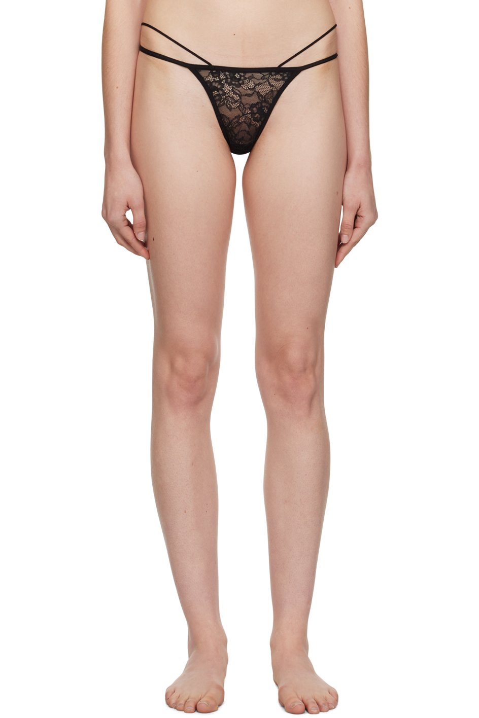 Shawna Wu - String noir exclusif à SSENSE