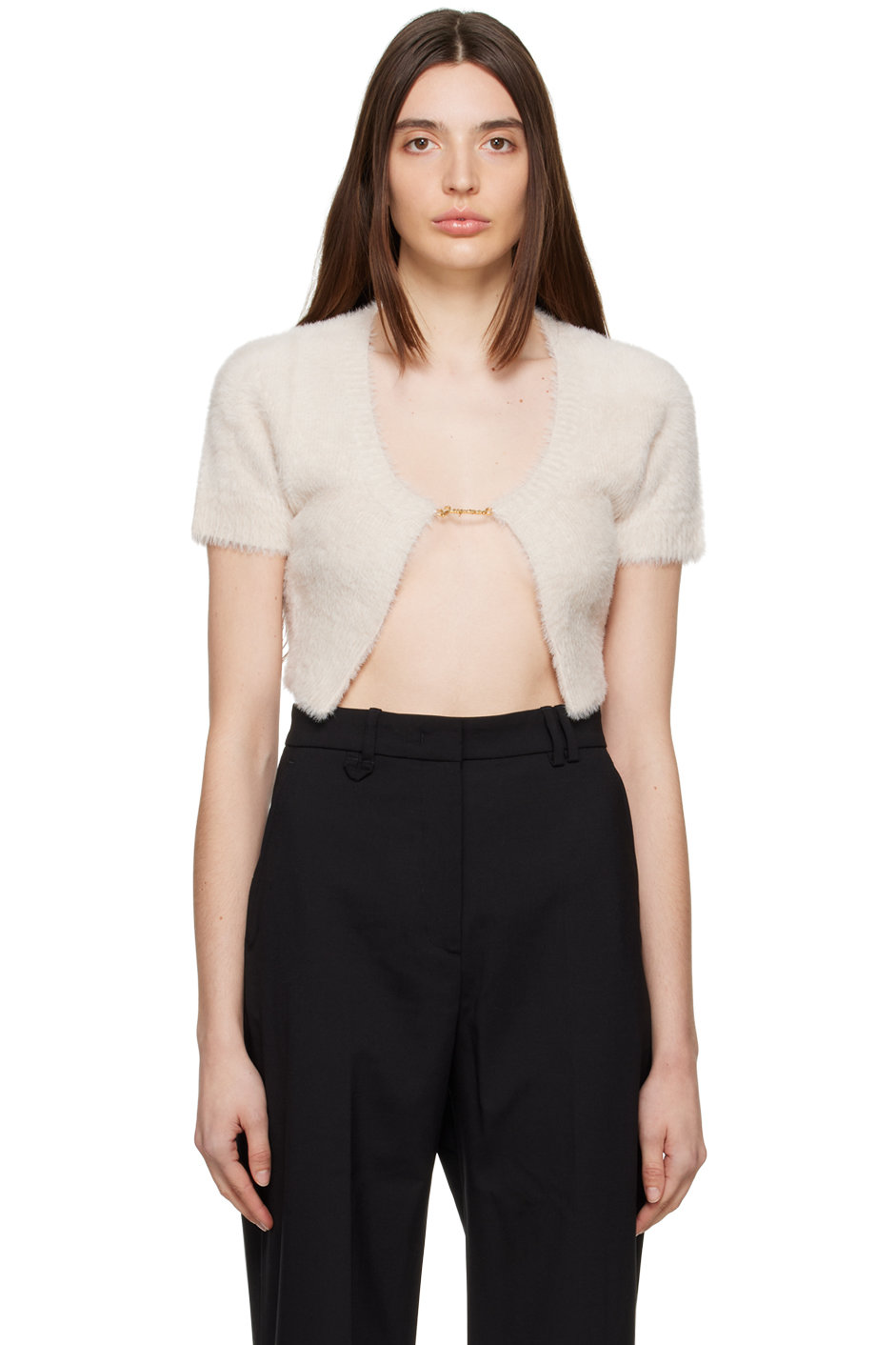 JACQUEMUS - Off-White 'La Maille Neve' Cardigan