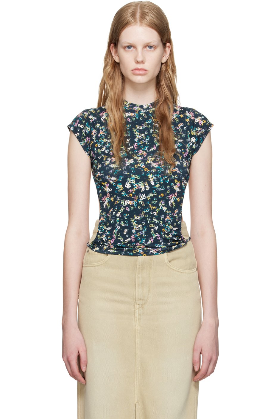 Isabel Marant Etoile - T-shirt Juvia bleu