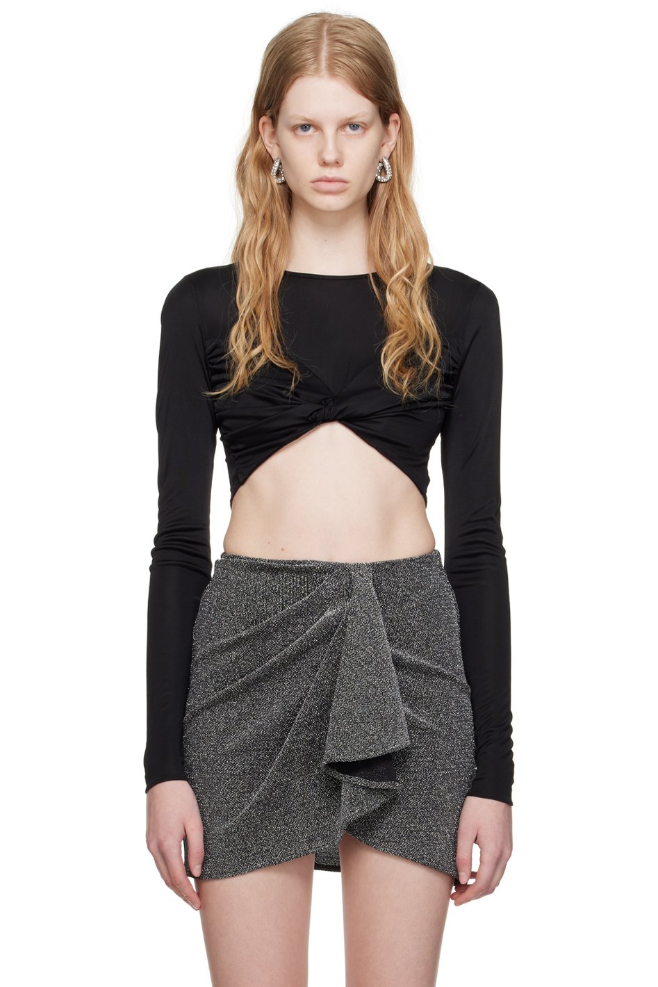 Isabel Marant - T-shirt à manches longues Jinea noir