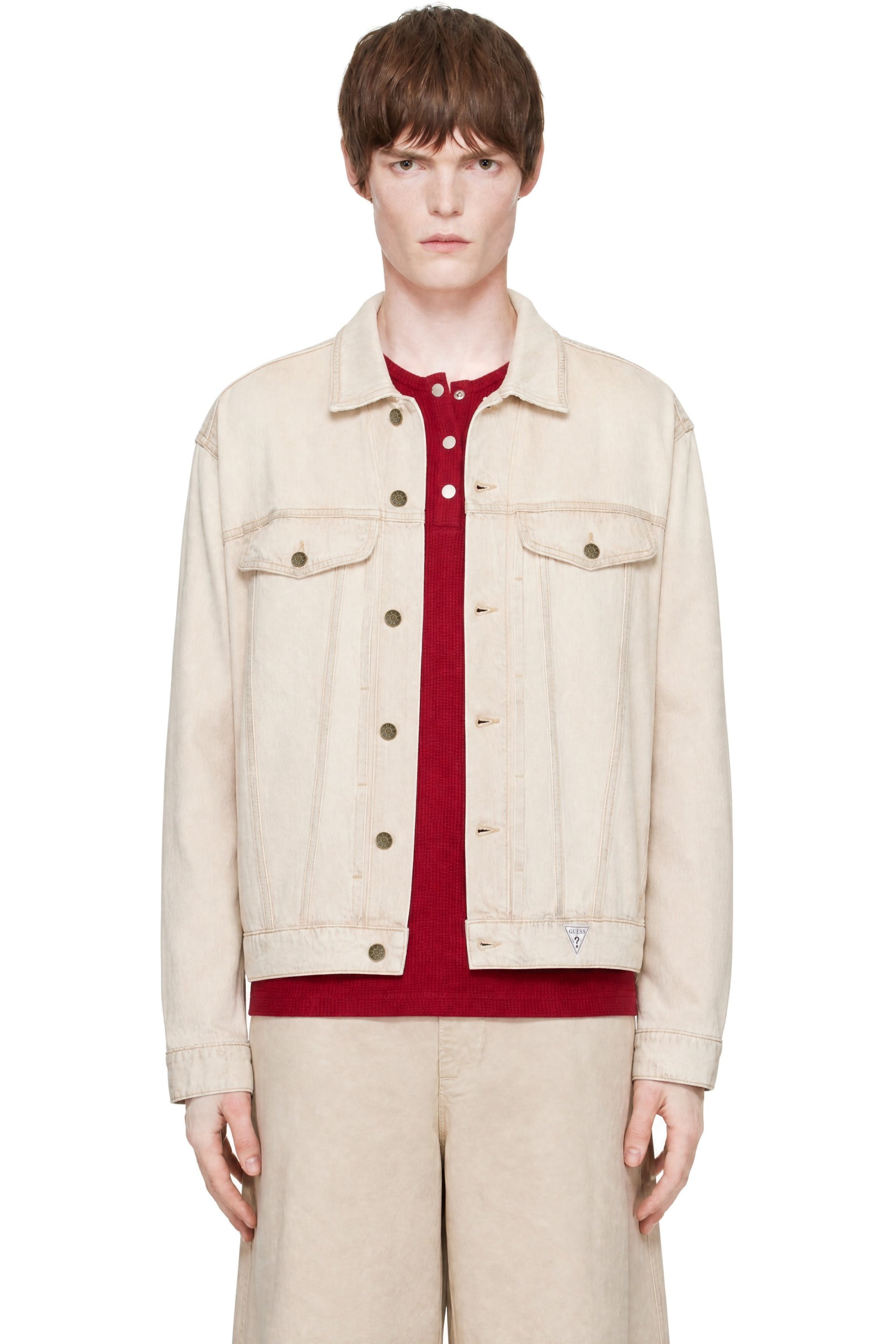 GUESS USA - Beige Vintage Denim Jacket