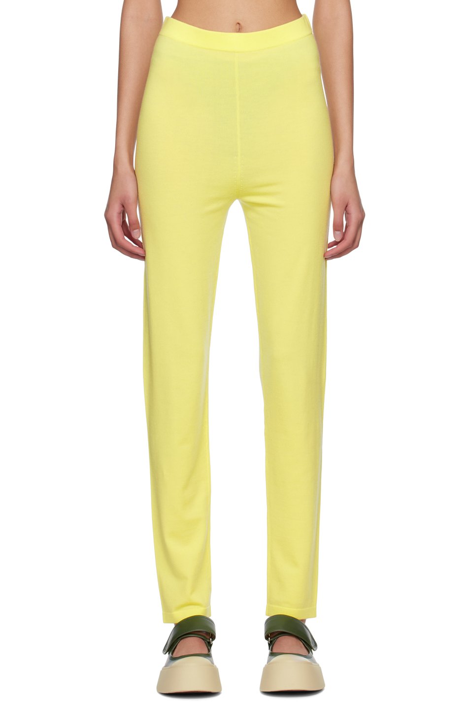 Studio Nicholson - Legging Forta jaune