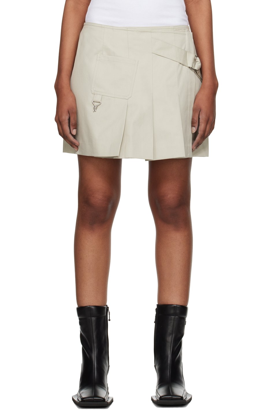 EYTYS - Minijupe Clove blanc cassé