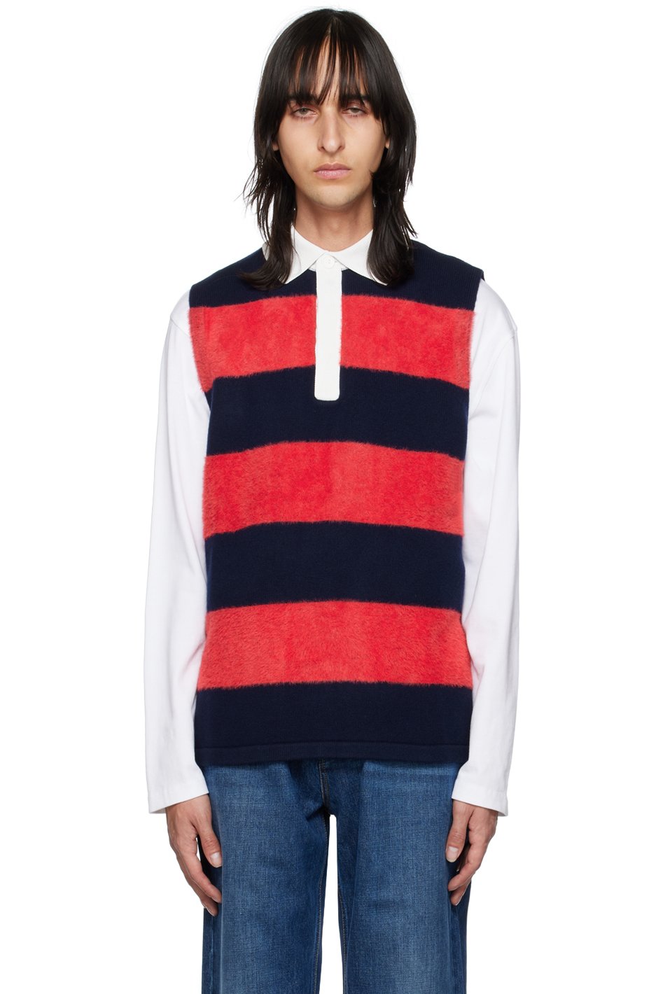 EYTYS - Polo Pax bleu marine et rouge