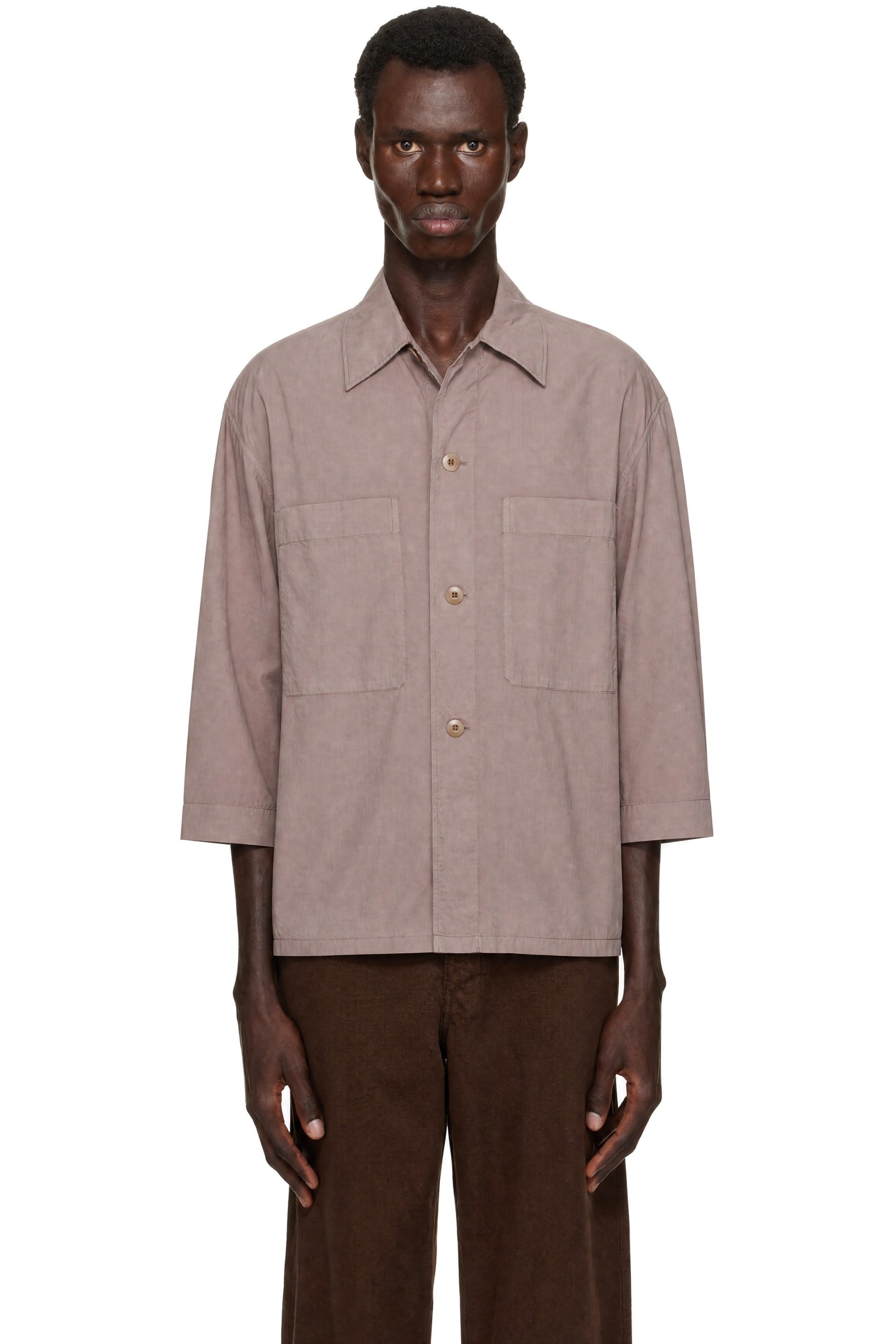LEMAIRE - Chemise militaire taupe