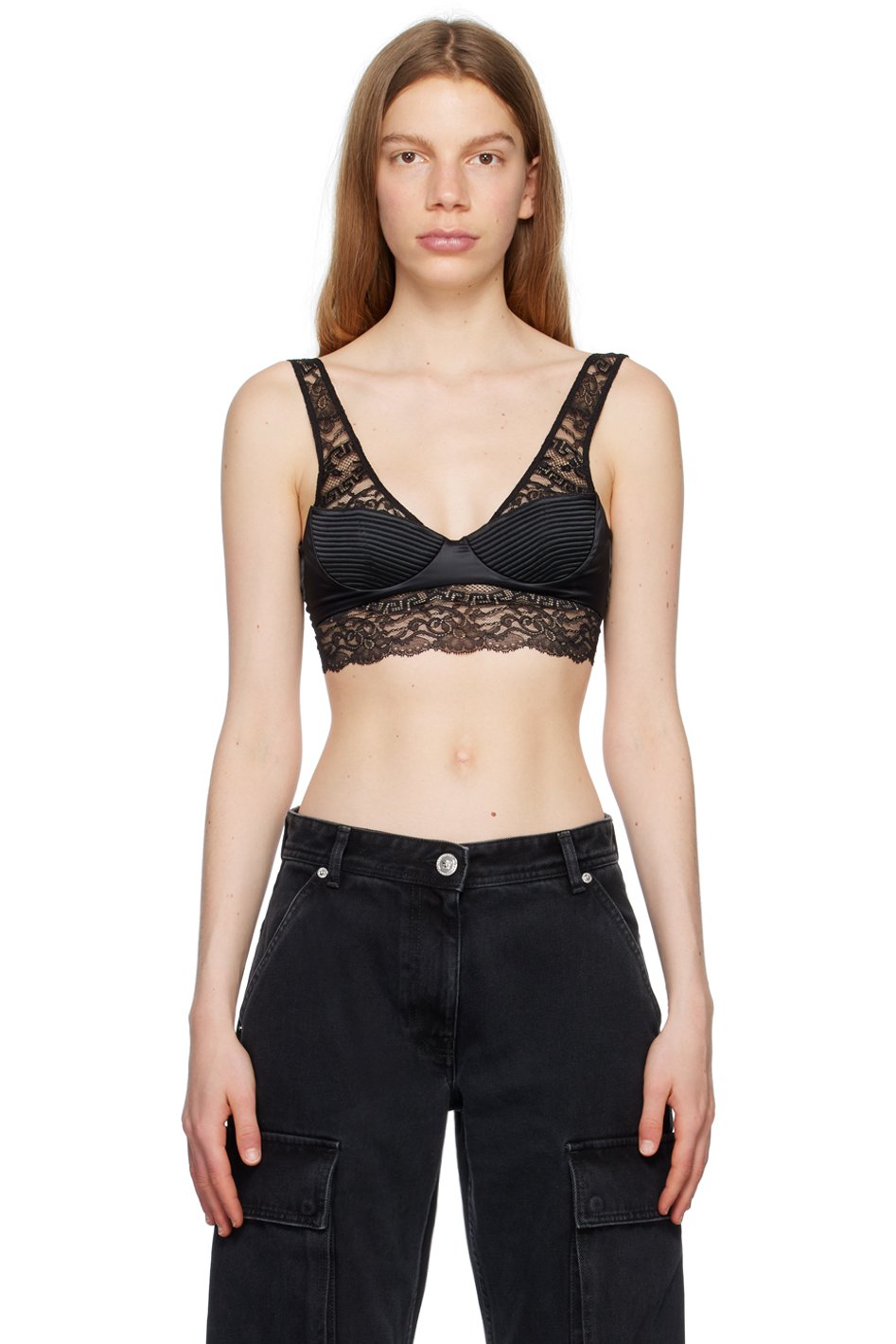 Versace Underwear - Soutien-gorge matelassé noir