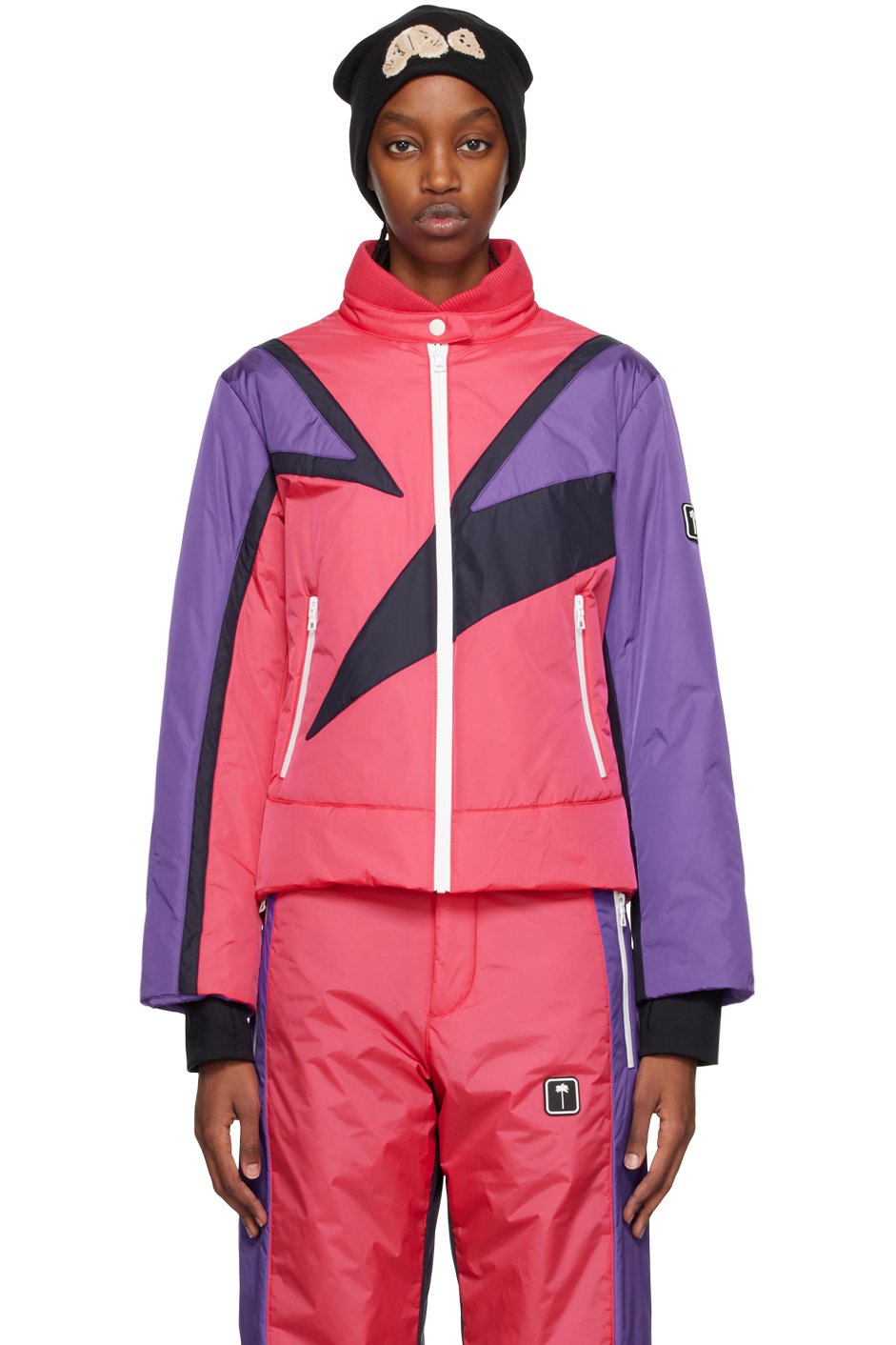 Palm Angels - Pink Thunderbolt Ski Jacket