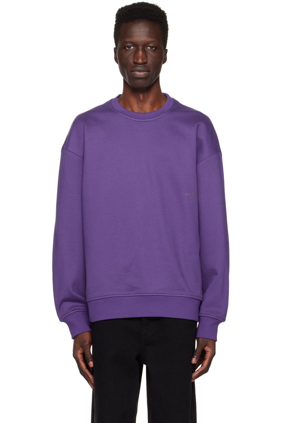 WOOYOUNGMI - Purple Crewneck Sweatshirt