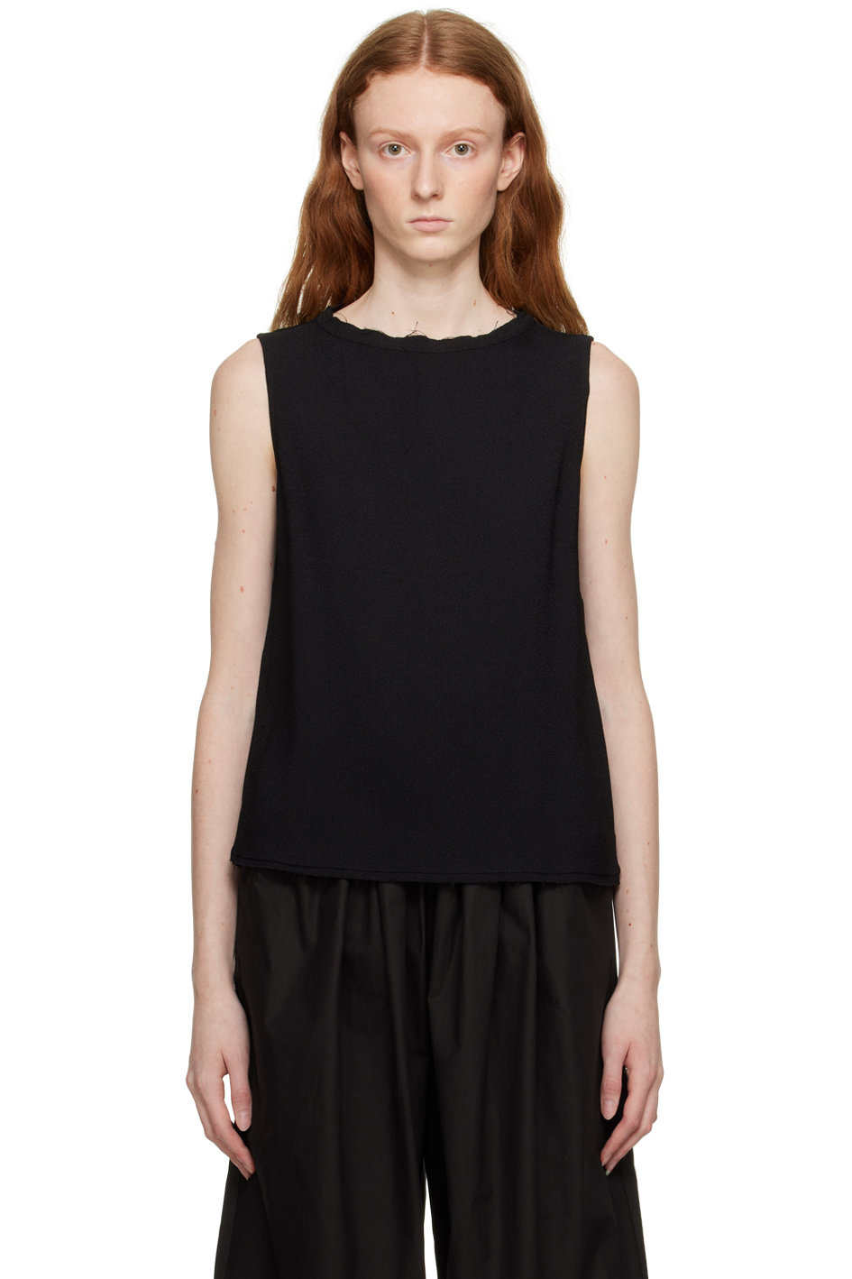 BITE - Black Raw Tank Top