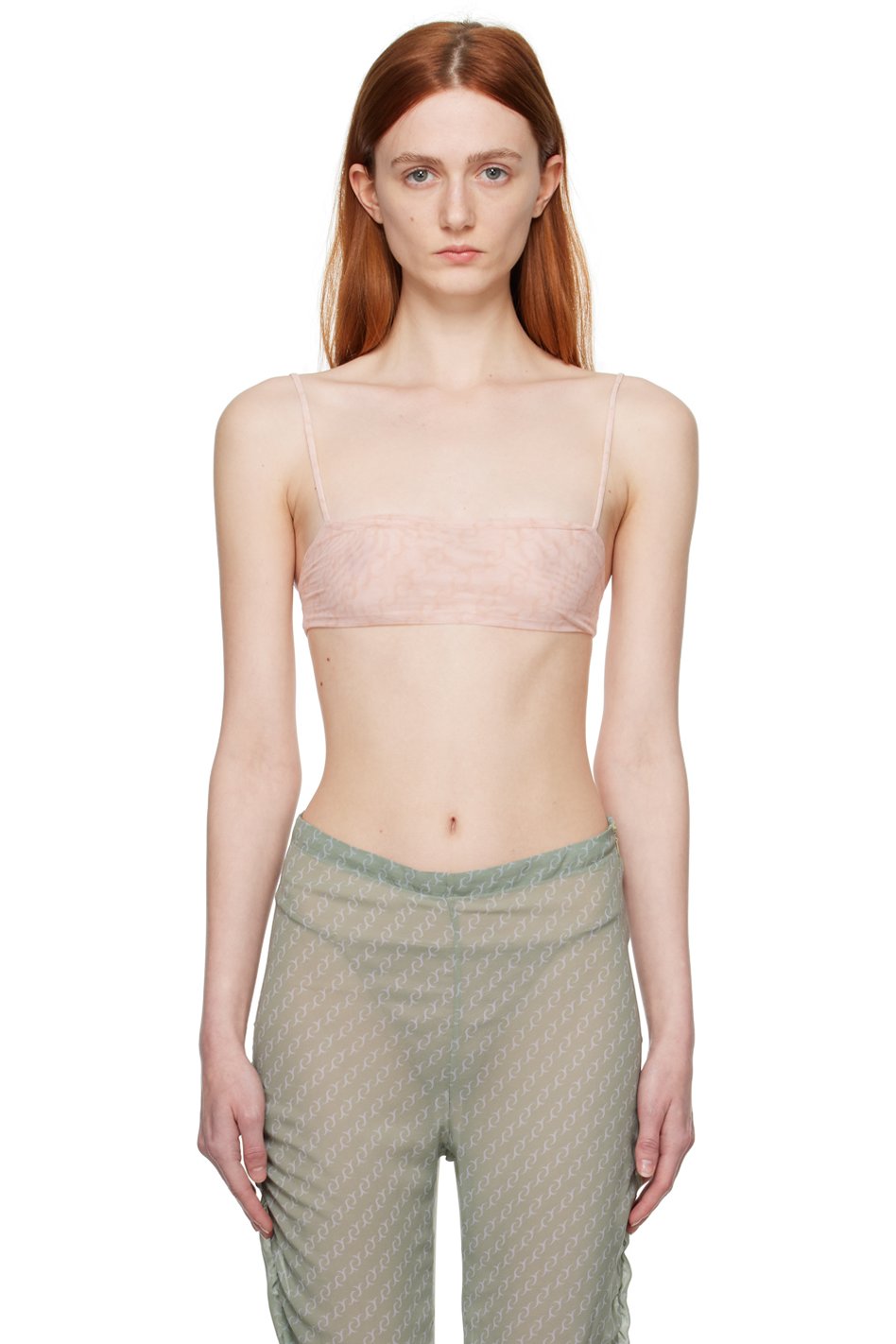 Jade Cropper - Soutien-gorge rose exclusif à SSENSE