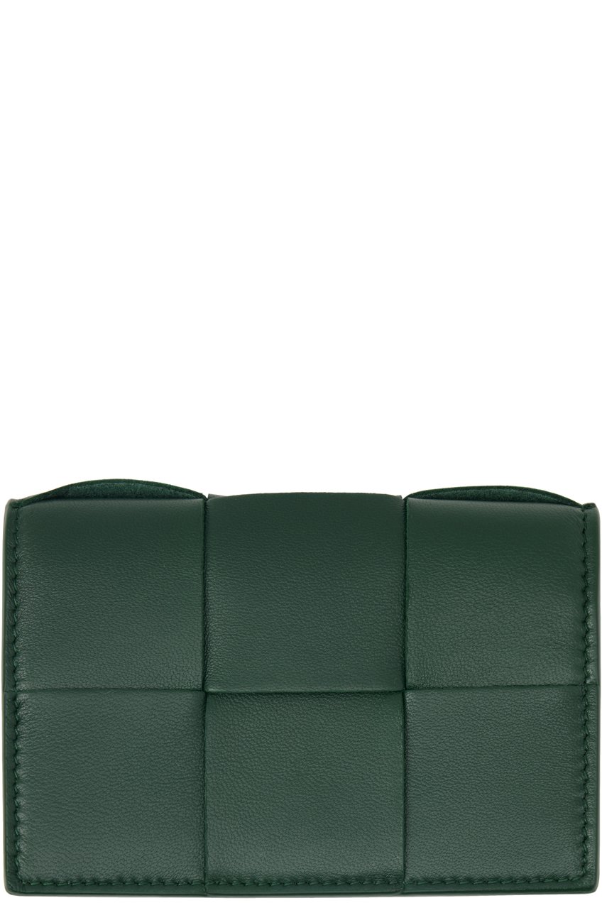 Bottega Veneta - Porte-carte vert