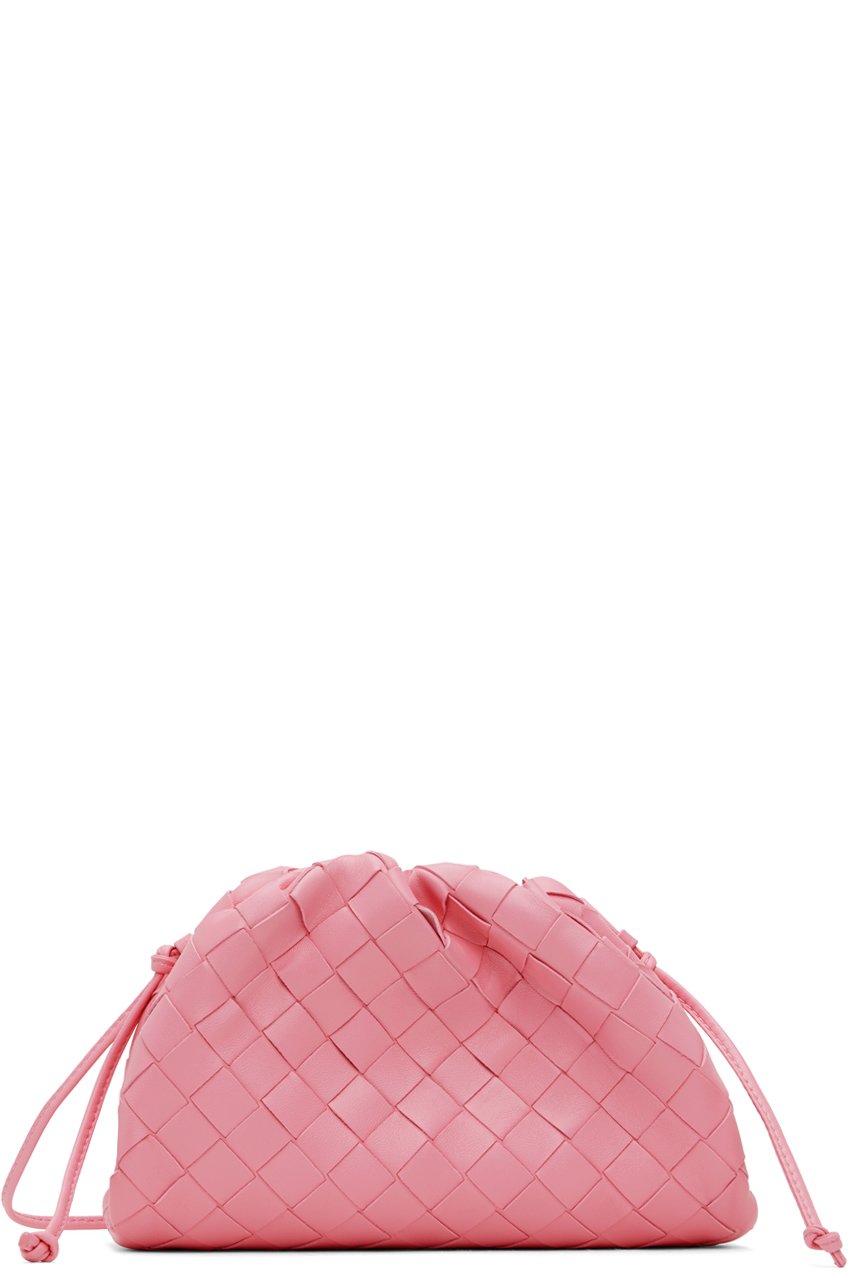 Bottega Veneta - Pink Mini Intrecciato Clutch