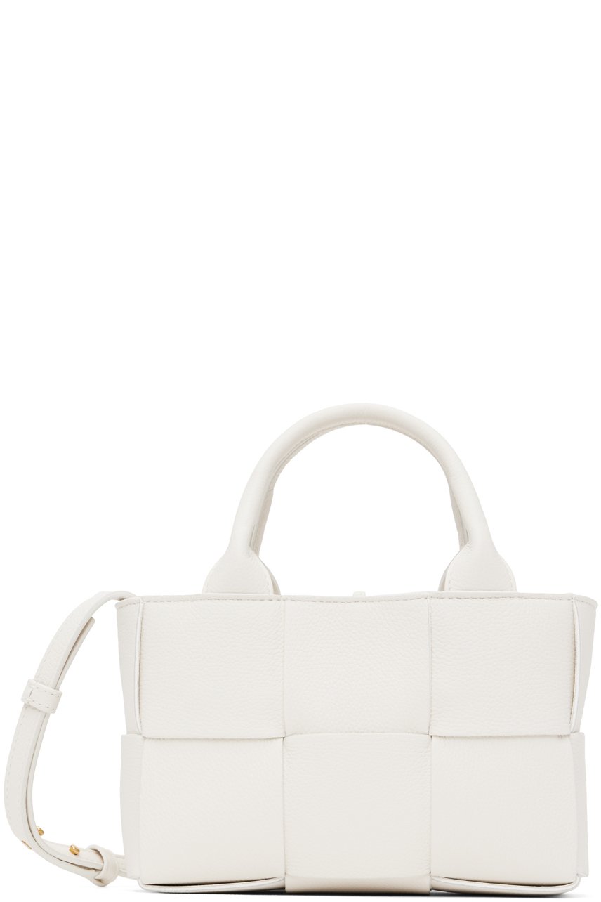 Bottega Veneta - Mini cabas Arco blanc