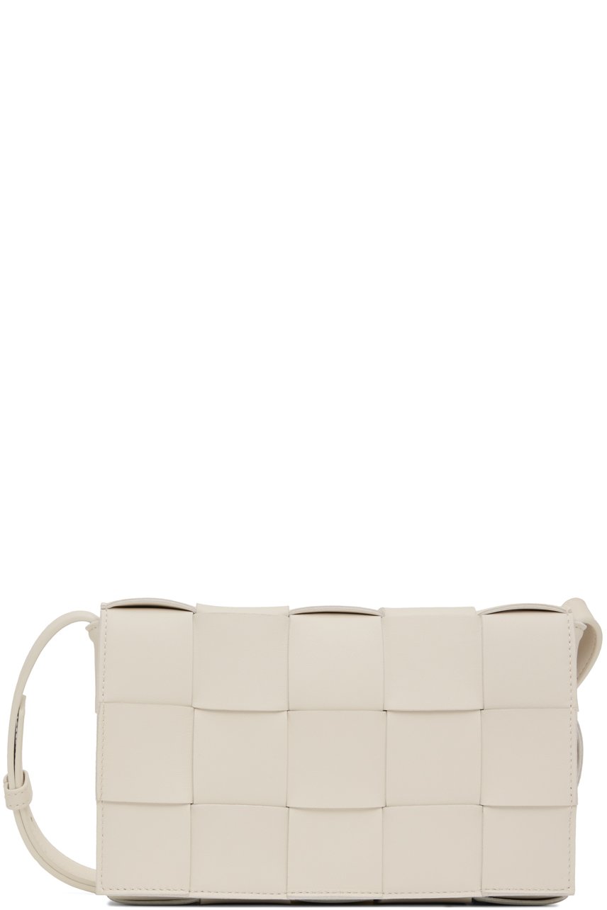Bottega Veneta - Sac Cassette blanc cassé