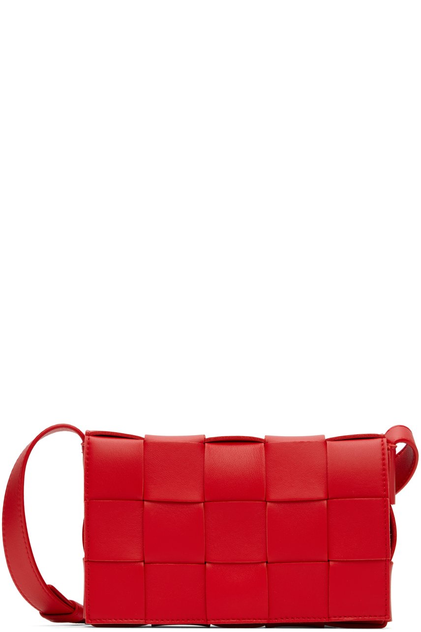 Bottega Veneta - Petit sac Cassette rouge