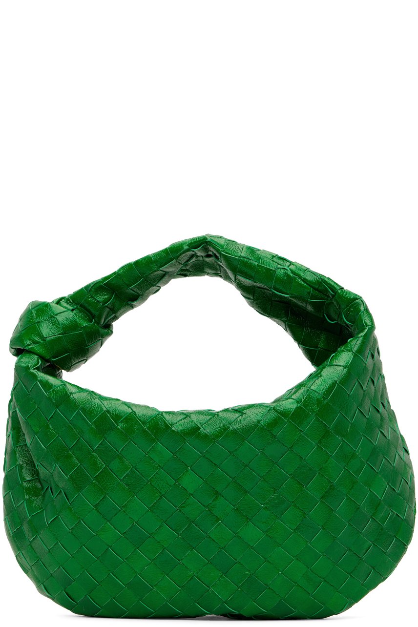 Bottega Veneta - Moyen sac Jodie vert