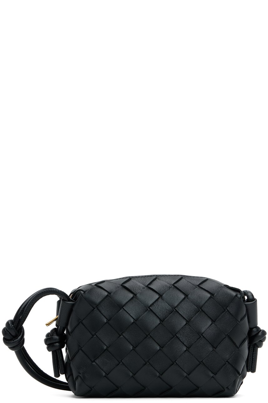 Bottega Veneta - Micro sac caméra noir à ornements noués