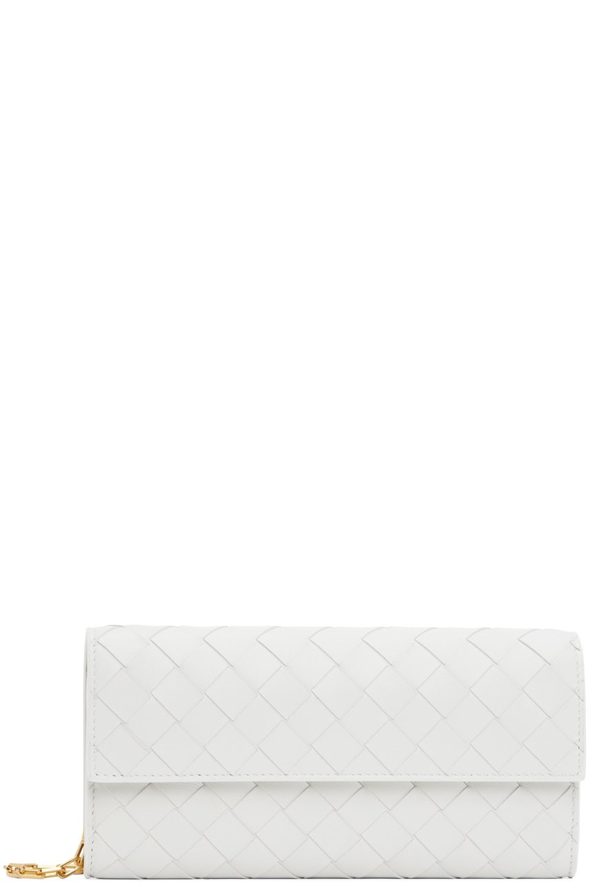 Bottega Veneta - Mini sac à chaine blanc