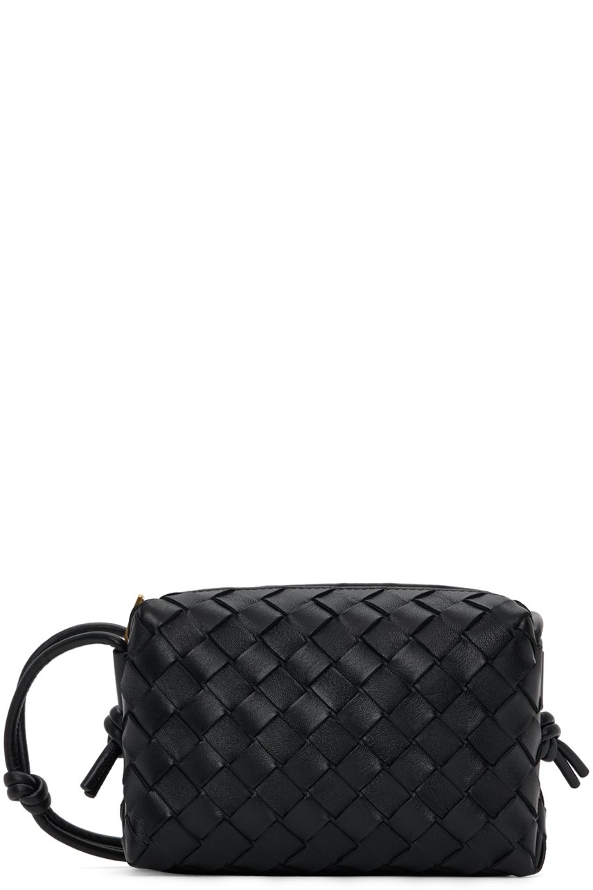 Bottega Veneta - Mini sac caméra noir à ornements noués