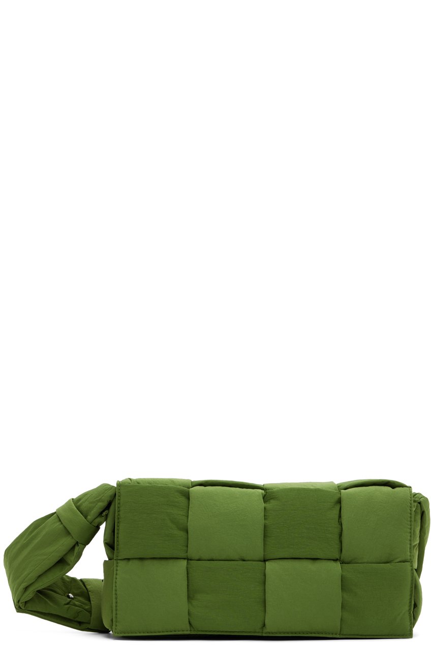 Bottega Veneta - Sac rembourré Tech Cassette kaki