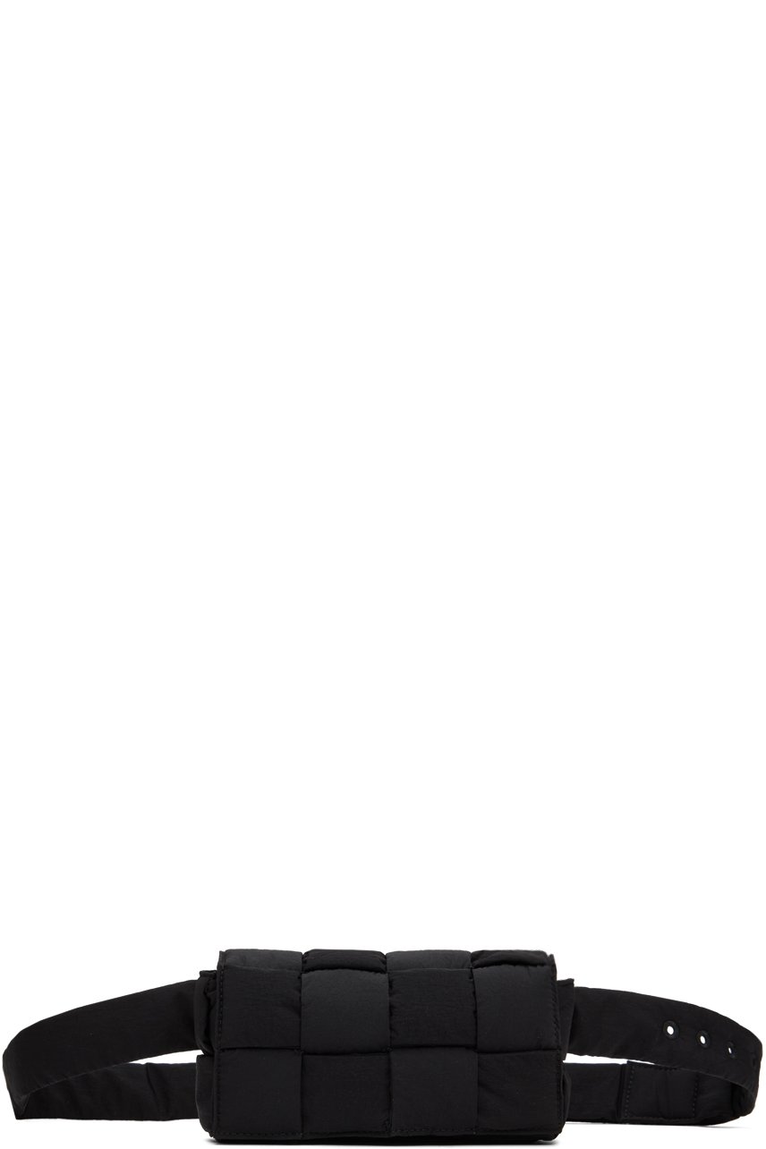 Bottega Veneta - Sac-ceinture Cassette Tech noir