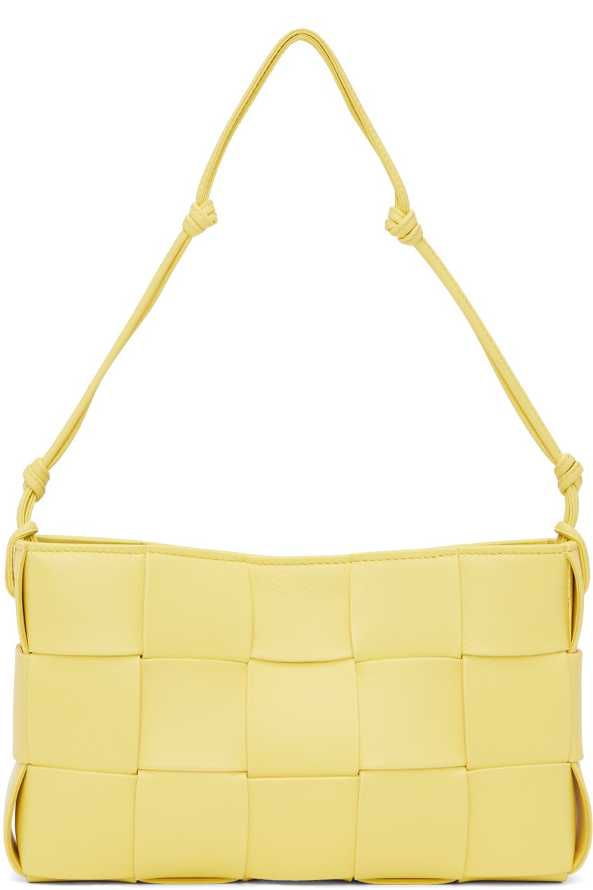 Bottega Veneta - Sac à bandoulière Cassette jaune