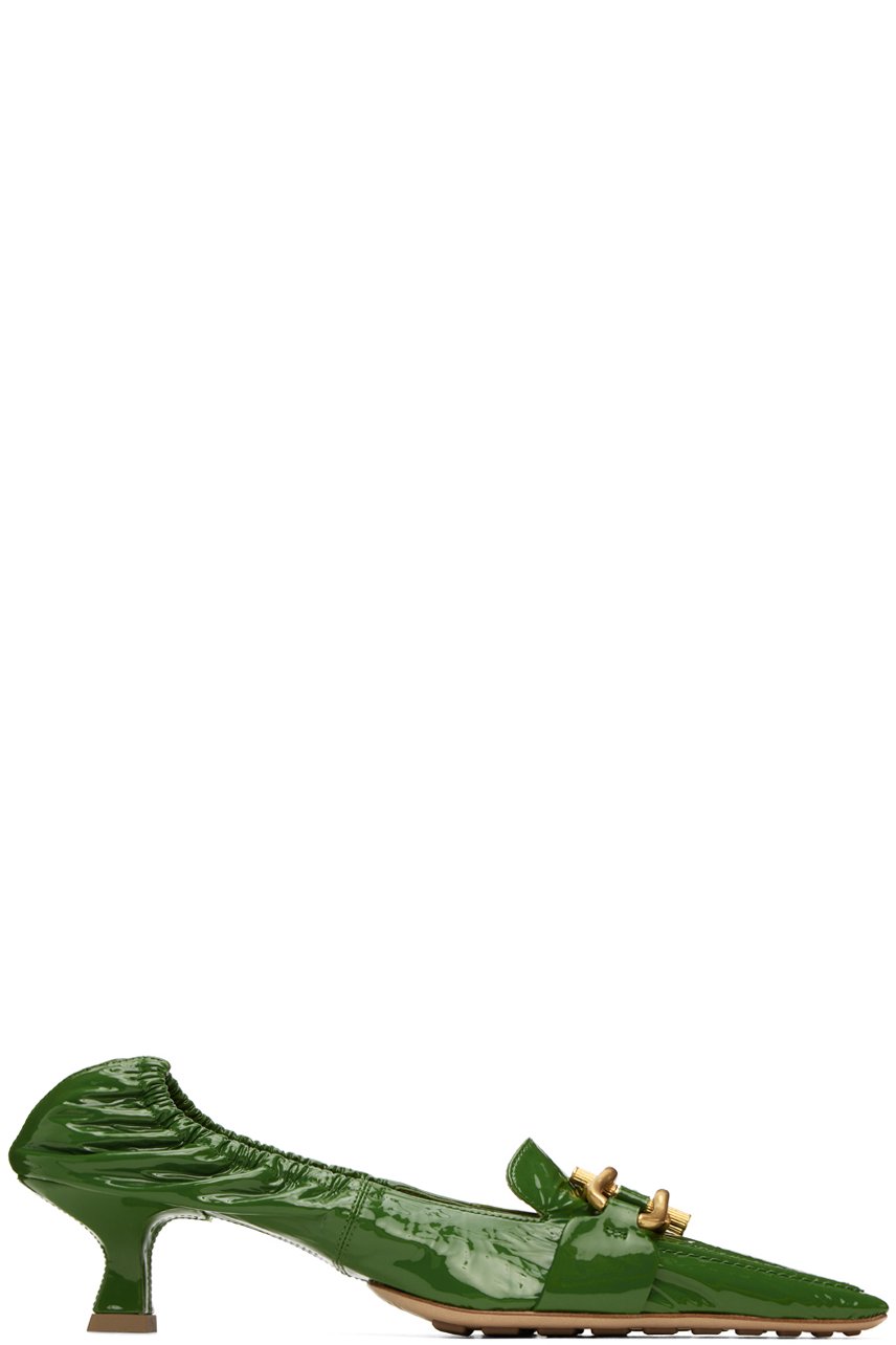 Bottega Veneta - Chaussures à petit talon Madame vertes
